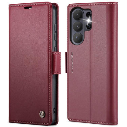 CaseMe 023 Butterfly Buckle Litchi Texture RFID Anti-theft Leather Phone Case, For Samsung Galaxy S26+ 5G, For Samsung Galaxy S26 Ultra 5G, For Samsung Galaxy S26 5G, For Samsung Galaxy Z Flip7 FE, For Samsung Galaxy S25 FE 5G, For Samsung Galaxy Z Fol...