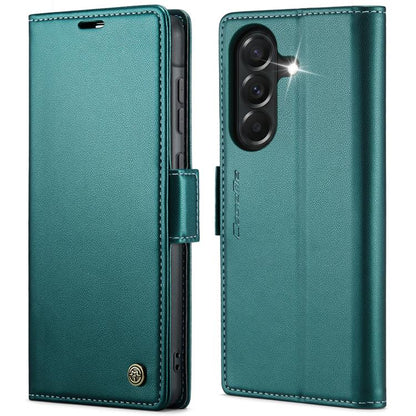 CaseMe 023 Butterfly Buckle Litchi Texture RFID Anti-theft Leather Phone Case, For Galaxy A17 / A18, For Galaxy S26 FE 5G, For Galaxy S26+ 5G, For Galaxy S26 Ultra 5G, For Galaxy S26 5G, For Galaxy A57 5G, For Galaxy A37 5G, For Galaxy A27 5G          ...