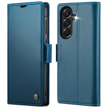 CaseMe 023 Butterfly Buckle Litchi Texture RFID Anti-theft Leather Phone Case, For Galaxy A17 / A18, For Galaxy S26 FE 5G, For Galaxy S26+ 5G, For Galaxy S26 Ultra 5G, For Galaxy S26 5G, For Galaxy A57 5G, For Galaxy A37 5G, For Galaxy A27 5G          ...