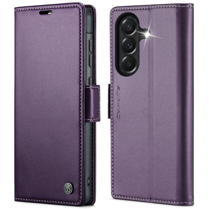 CaseMe 023 Butterfly Buckle Litchi Texture RFID Anti-theft Leather Phone Case, For Galaxy A17 / A18, For Galaxy S26 FE 5G, For Galaxy S26+ 5G, For Galaxy S26 Ultra 5G, For Galaxy S26 5G, For Galaxy A57 5G, For Galaxy A37 5G, For Galaxy A27 5G          ...