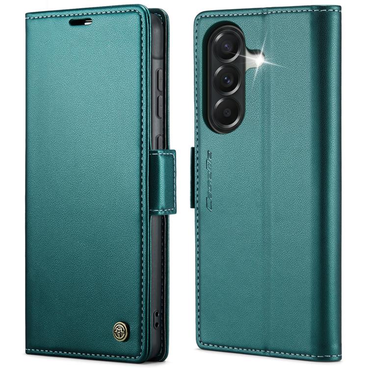 CaseMe 023 Butterfly Buckle Litchi Texture RFID Anti-theft Leather Phone Case, For Galaxy A17 / A18, For Galaxy S26 FE 5G, For Galaxy S26+ 5G, For Galaxy S26 Ultra 5G, For Galaxy S26 5G, For Galaxy A57 5G, For Galaxy A37 5G, For Galaxy A27 5G          ...