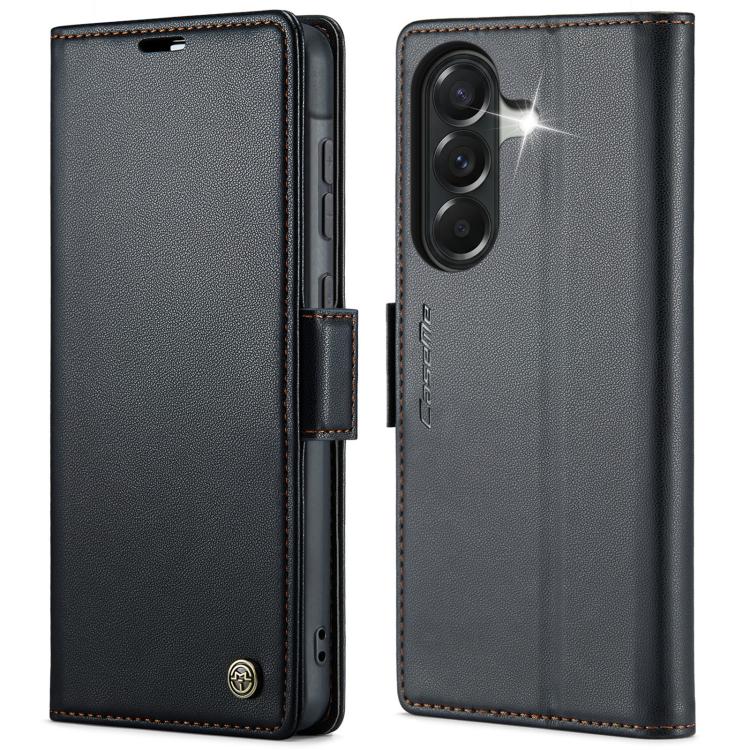 CaseMe 023 Butterfly Buckle Litchi Texture RFID Anti-theft Leather Phone Case, For Galaxy A17 / A18, For Galaxy S26 FE 5G, For Galaxy S26+ 5G, For Galaxy S26 Ultra 5G, For Galaxy S26 5G, For Galaxy A57 5G, For Galaxy A37 5G, For Galaxy A27 5G          ...