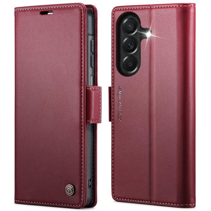 CaseMe 023 Butterfly Buckle Litchi Texture RFID Anti-theft Leather Phone Case, For Galaxy S26+ 5G, For Galaxy S26 Ultra 5G, For Galaxy S26 5G, For Galaxy A57 5G, For Galaxy A37 5G, For Galaxy A27 5G, For Galaxy S25 FE 5G, For Galaxy Z Fold7            ...
