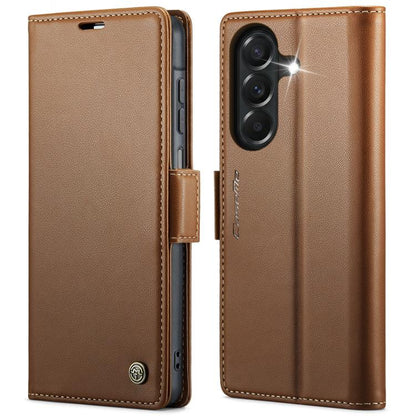 CaseMe 023 Butterfly Buckle Litchi Texture RFID Anti-theft Leather Phone Case, For Galaxy S26+ 5G, For Galaxy S26 Ultra 5G, For Galaxy S26 5G, For Galaxy A57 5G, For Galaxy A37 5G, For Galaxy A27 5G, For Galaxy S25 FE 5G, For Galaxy Z Fold7            ...