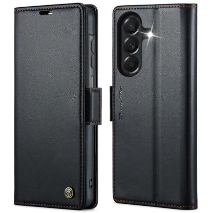 CaseMe 023 Butterfly Buckle Litchi Texture RFID Anti-theft Leather Phone Case, For Galaxy S26+ 5G, For Galaxy S26 Ultra 5G, For Galaxy S26 5G, For Galaxy A57 5G, For Galaxy A37 5G, For Galaxy A27 5G, For Galaxy S25 FE 5G, For Galaxy Z Fold7            ...