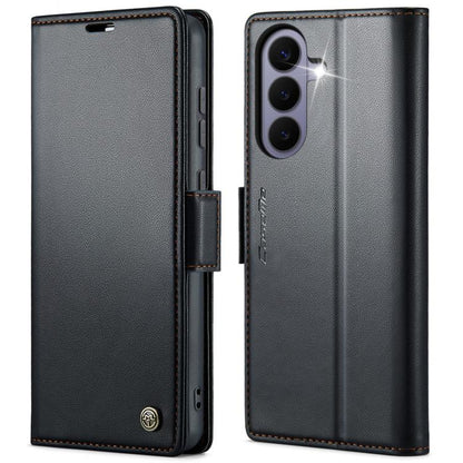 CaseMe 023 Butterfly Buckle Litchi Texture RFID Anti-theft Leather Phone Case, For Galaxy A17 / A18, For Galaxy S26 FE 5G, For Galaxy S26+ 5G, For Galaxy S26 Ultra 5G, For Galaxy S26 5G, For Galaxy A57 5G, For Galaxy A37 5G, For Galaxy A27 5G          ...