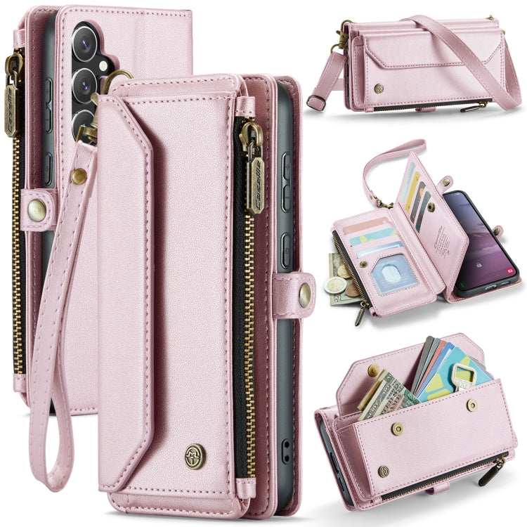 CaseMe C36 Card Slots Zipper Wallet RFID Anti-theft Leather Phone Case, For Galaxy Z Fold8 Ultra 5G, For Galaxy S26+ 5G, For Galaxy S26 Ultra 5G, For Galaxy S26 5G, For Galaxy A57 5G, For Galaxy A37 5G, For Galaxy S25 FE 5G, For Galaxy A17 4G          ...