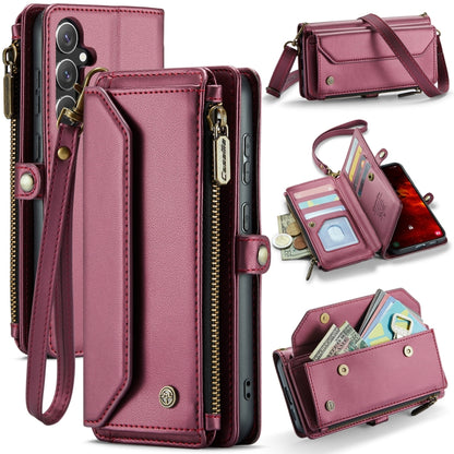 CaseMe C36 Card Slots Zipper Wallet RFID Anti-theft Leather Phone Case, For Galaxy Z Fold8 Ultra 5G, For Galaxy S26+ 5G, For Galaxy S26 Ultra 5G, For Galaxy S26 5G, For Galaxy A57 5G, For Galaxy A37 5G, For Galaxy S25 FE 5G, For Galaxy A17 4G          ...