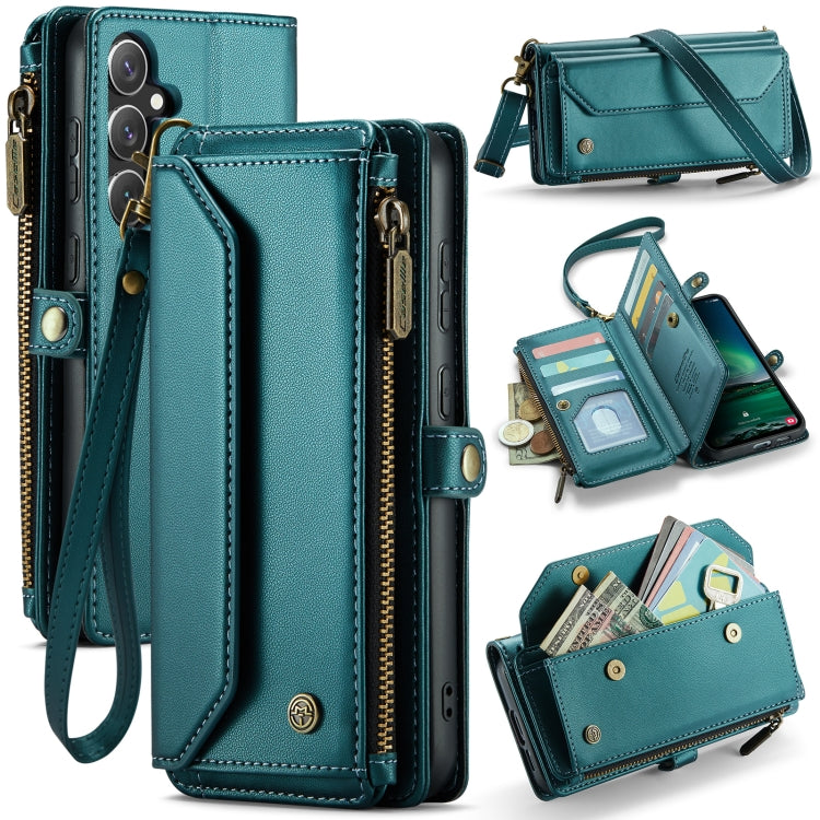 CaseMe C36 Card Slots Zipper Wallet RFID Anti-theft Leather Phone Case, For Galaxy Z Fold8 Ultra 5G, For Galaxy S26+ 5G, For Galaxy S26 Ultra 5G, For Galaxy S26 5G, For Galaxy A57 5G, For Galaxy A37 5G, For Galaxy S25 FE 5G, For Galaxy A17 4G          ...