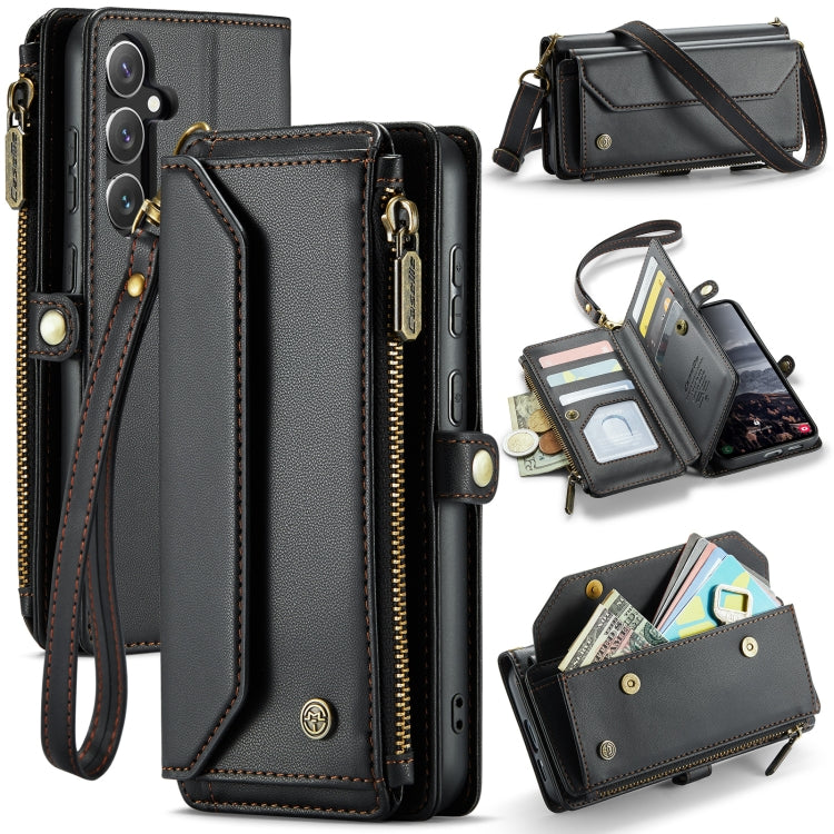 CaseMe C36 Card Slots Zipper Wallet RFID Anti-theft Leather Phone Case, For Galaxy Z Fold8 Ultra 5G, For Galaxy S26+ 5G, For Galaxy S26 Ultra 5G, For Galaxy S26 5G, For Galaxy A57 5G, For Galaxy A37 5G, For Galaxy S25 FE 5G, For Galaxy A17 4G          ...