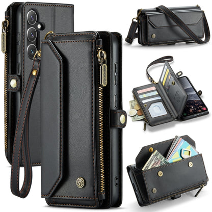 CaseMe C36 Card Slots Zipper Wallet RFID Anti-theft Leather Phone Case, For Galaxy Z Fold8 Ultra 5G, For Galaxy S26+ 5G, For Galaxy S26 Ultra 5G, For Galaxy S26 5G, For Galaxy A57 5G, For Galaxy A37 5G, For Galaxy S25 FE 5G, For Galaxy A17 4G          ...