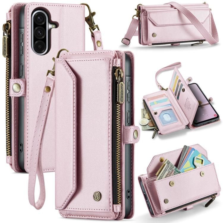 CaseMe C36 Card Slots Zipper Wallet RFID Anti-theft Leather Phone Case, For Galaxy Z Fold8 Ultra 5G, For Galaxy S26+ 5G, For Galaxy S26 Ultra 5G, For Galaxy S26 5G, For Galaxy A57 5G, For Galaxy A37 5G, For Galaxy S25 FE 5G, For Galaxy A17 4G          ...