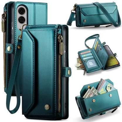 CaseMe C36 Card Slots Zipper Wallet RFID Anti-theft Leather Phone Case, For Galaxy Z Fold8 Ultra 5G, For Galaxy S26+ 5G, For Galaxy S26 Ultra 5G, For Galaxy S26 5G, For Galaxy A57 5G, For Galaxy A37 5G, For Galaxy S25 FE 5G, For Galaxy A17 4G          ...