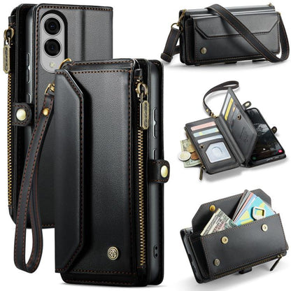 CaseMe C36 Card Slots Zipper Wallet RFID Anti-theft Leather Phone Case, For Galaxy Z Fold8 Ultra 5G, For Galaxy S26+ 5G, For Galaxy S26 Ultra 5G, For Galaxy S26 5G, For Galaxy A57 5G, For Galaxy A37 5G, For Galaxy S25 FE 5G, For Galaxy A17 4G          ...