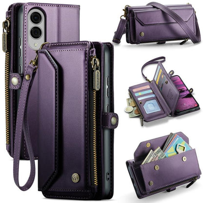 CaseMe C36 Card Slots Zipper Wallet RFID Anti-theft Leather Phone Case, For Galaxy Z Fold8 Ultra 5G, For Galaxy S26+ 5G, For Galaxy S26 Ultra 5G, For Galaxy S26 5G, For Galaxy A57 5G, For Galaxy A37 5G, For Galaxy S25 FE 5G, For Galaxy A17 4G          ...