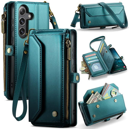 CaseMe C36 Card Slots Zipper Wallet RFID Anti-theft Leather Phone Case, For Galaxy Z Fold8 Ultra 5G, For Galaxy S26+ 5G, For Galaxy S26 Ultra 5G, For Galaxy S26 5G, For Galaxy A57 5G, For Galaxy A37 5G, For Galaxy S25 FE 5G, For Galaxy A17 4G          ...