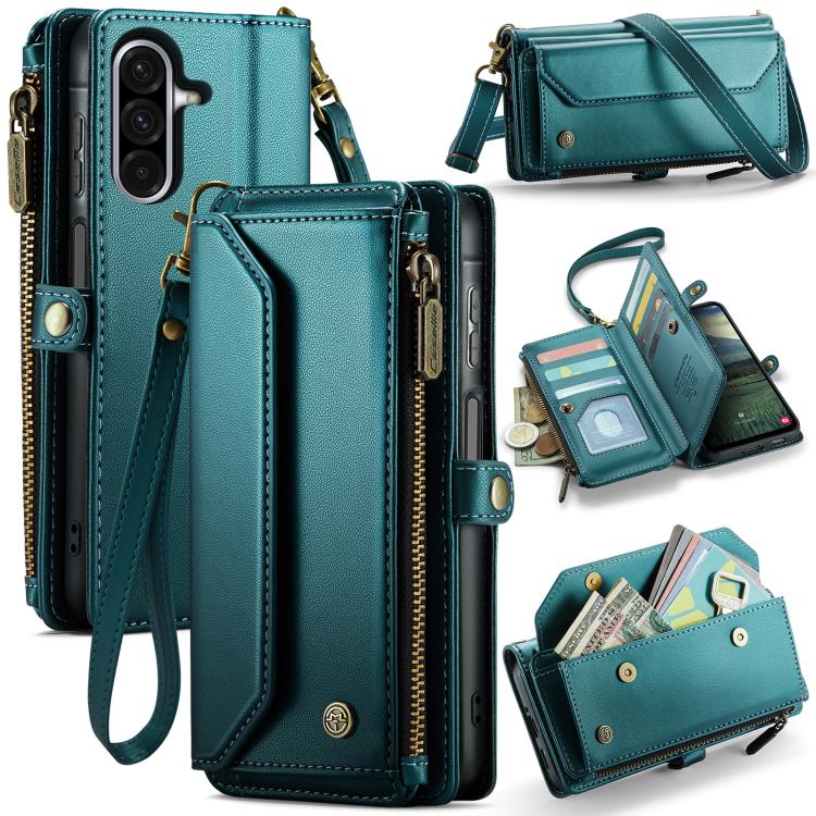 CaseMe C36 Card Slots Zipper Wallet RFID Anti-theft Leather Phone Case, For Galaxy Z Fold8 Ultra 5G, For Galaxy S26+ 5G, For Galaxy S26 Ultra 5G, For Galaxy S26 5G, For Galaxy A57 5G, For Galaxy A37 5G, For Galaxy S25 FE 5G, For Galaxy A17 4G          ...