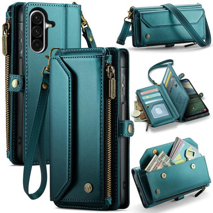 CaseMe C36 Card Slots Zipper Wallet RFID Anti-theft Leather Phone Case, For Galaxy Z Fold8 Ultra 5G, For Galaxy S26+ 5G, For Galaxy S26 Ultra 5G, For Galaxy S26 5G, For Galaxy A57 5G, For Galaxy A37 5G, For Galaxy S25 FE 5G, For Galaxy A17 4G          ...