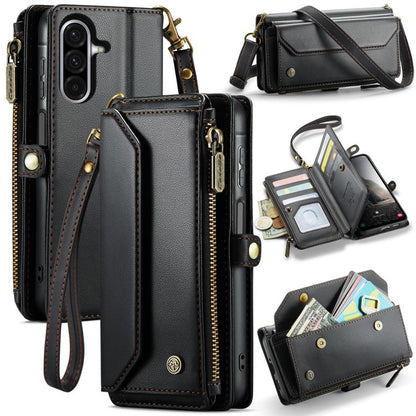 CaseMe C36 Card Slots Zipper Wallet RFID Anti-theft Leather Phone Case, For Galaxy Z Fold8 Ultra 5G, For Galaxy S26+ 5G, For Galaxy S26 Ultra 5G, For Galaxy S26 5G, For Galaxy A57 5G, For Galaxy A37 5G, For Galaxy S25 FE 5G, For Galaxy A17 4G          ...