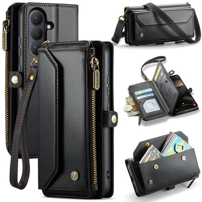 CaseMe C36 Card Slots Zipper Wallet RFID Anti-theft Leather Phone Case, For Galaxy Z Fold8 Ultra 5G, For Galaxy S26+ 5G, For Galaxy S26 Ultra 5G, For Galaxy S26 5G, For Galaxy A57 5G, For Galaxy A37 5G, For Galaxy S25 FE 5G, For Galaxy A17 4G          ...