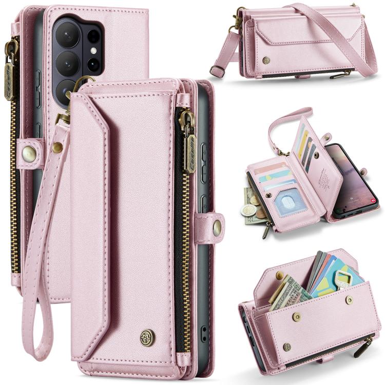 CaseMe C36 Card Slots Zipper Wallet RFID Anti-theft Leather Phone Case, For Galaxy Z Fold8 Ultra 5G, For Galaxy S26+ 5G, For Galaxy S26 Ultra 5G, For Galaxy S26 5G, For Galaxy A57 5G, For Galaxy A37 5G, For Galaxy S25 FE 5G, For Galaxy A17 4G          ...
