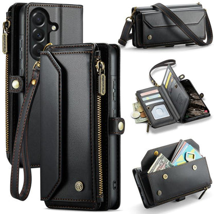 CaseMe C36 Card Slots Zipper Wallet RFID Anti-theft Leather Phone Case, For Galaxy Z Fold8 Ultra 5G, For Galaxy S26+ 5G, For Galaxy S26 Ultra 5G, For Galaxy S26 5G, For Galaxy A57 5G, For Galaxy A37 5G, For Galaxy S25 FE 5G, For Galaxy A17 4G          ...