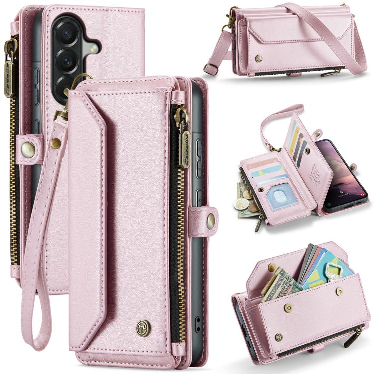 CaseMe C36 Card Slots Zipper Wallet RFID Anti-theft Leather Phone Case, For Galaxy Z Fold8 Ultra 5G, For Galaxy S26+ 5G, For Galaxy S26 Ultra 5G, For Galaxy S26 5G, For Galaxy A57 5G, For Galaxy A37 5G, For Galaxy S25 FE 5G, For Galaxy A17 4G          ...