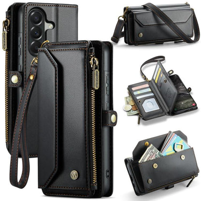 CaseMe C36 Card Slots Zipper Wallet RFID Anti-theft Leather Phone Case, For Galaxy Z Fold8 Ultra 5G, For Galaxy S26+ 5G, For Galaxy S26 Ultra 5G, For Galaxy S26 5G, For Galaxy A57 5G, For Galaxy A37 5G, For Galaxy S25 FE 5G, For Galaxy A17 4G          ...