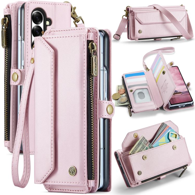 CaseMe C36 Card Slots Zipper Wallet RFID Anti-theft Leather Phone Case, For Galaxy Z Fold8 Ultra 5G, For Galaxy S26+ 5G, For Galaxy S26 Ultra 5G, For Galaxy S26 5G, For Galaxy A57 5G, For Galaxy A37 5G, For Galaxy S25 FE 5G, For Galaxy A17 4G          ...