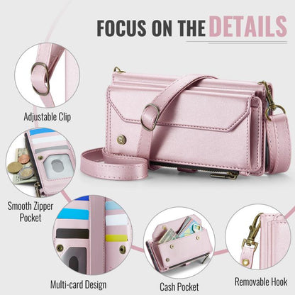 CaseMe C36 Card Slots Zipper Wallet RFID Anti-theft Leather Phone Case, For Galaxy Z Fold8 Ultra 5G, For Galaxy S26+ 5G, For Galaxy S26 Ultra 5G, For Galaxy S26 5G, For Galaxy A57 5G, For Galaxy A37 5G, For Galaxy S25 FE 5G, For Galaxy A17 4G          ...