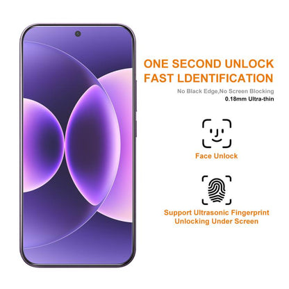 ENKAY 0.18mm High Aluminum-silicon Tempered Glass Film, Support Ultrasonic Fingerprint Unclock, For Xiaomi Poco X8 Pro Max, For Xiaomi Poco X8 Pro, For Redmi K90, For Redmi K90 Pro Max, For Xiaomi 17 Pro Max, For Xiaomi 15T Pro 5G, For Redmi K80 Ultra ...