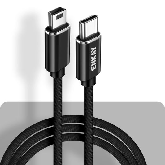Câble de données et de charge ENKAY ENK-CB169USB C / Type-C vers Mini USB 2.0, longueur 1m