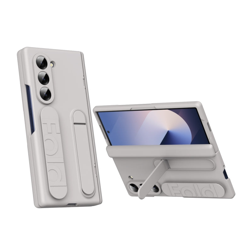 Bazher Shell Film Integrierte Halterung Stoßfeste Handyhülle, für Galaxy Z Fold8 5G, für Galaxy Z Fold8 Ultra 5G, für Galaxy Z TriFold, für Galaxy Z Fold7 5G, für Galaxy Z Fold6 5G, für Galaxy Z Fold5 5G, für Galaxy Z Fold4, für Galaxy Z Fold3 5G