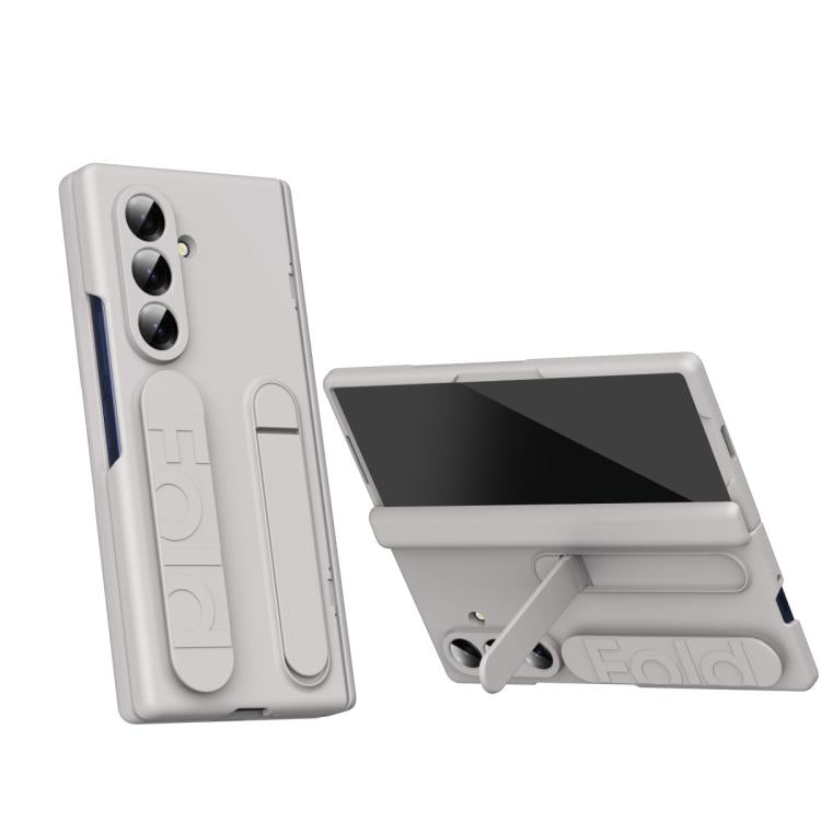 Bazher Shell Film Integrierte Halterung Stoßfeste Handyhülle, für Galaxy Z Fold8 5G, für Galaxy Z Fold8 Ultra 5G, für Galaxy Z TriFold, für Galaxy Z Fold7 5G, für Galaxy Z Fold6 5G, für Galaxy Z Fold5 5G, für Galaxy Z Fold4, für Galaxy Z Fold3 5G
