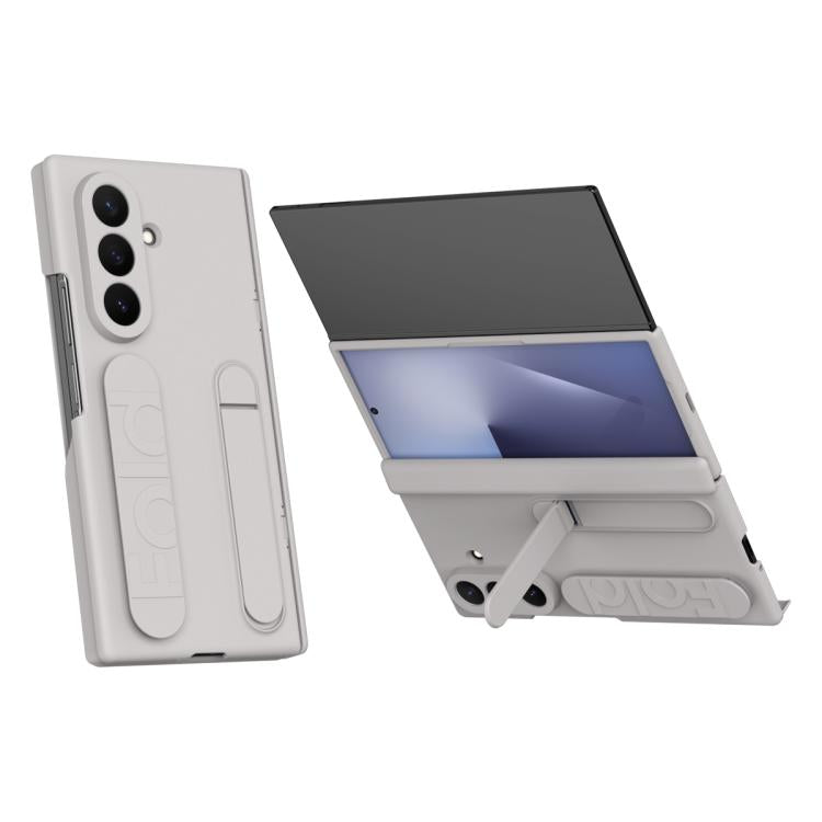 Bazher Shell Film Integrierte Halterung Stoßfeste Handyhülle, für Galaxy Z Fold8 5G, für Galaxy Z Fold8 Ultra 5G, für Galaxy Z TriFold, für Galaxy Z Fold7 5G, für Galaxy Z Fold6 5G, für Galaxy Z Fold5 5G, für Galaxy Z Fold4, für Galaxy Z Fold3 5G