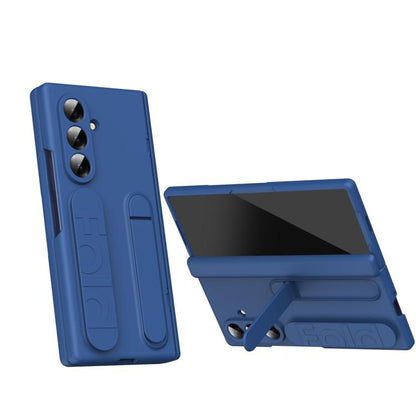 Bazher Shell Film Integrierte Halterung Stoßfeste Handyhülle, für Galaxy Z Fold8 5G, für Galaxy Z Fold8 Ultra 5G, für Galaxy Z TriFold, für Galaxy Z Fold7 5G, für Galaxy Z Fold6 5G, für Galaxy Z Fold5 5G, für Galaxy Z Fold4, für Galaxy Z Fold3 5G