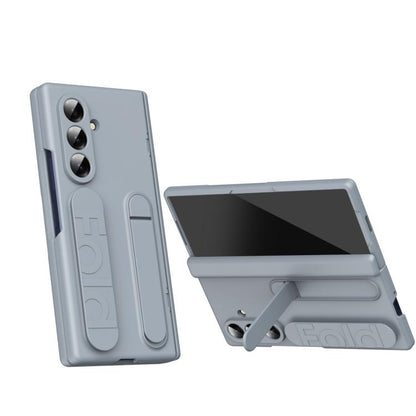 Bazher Shell Film Integrierte Halterung Stoßfeste Handyhülle, für Galaxy Z Fold8 5G, für Galaxy Z Fold8 Ultra 5G, für Galaxy Z TriFold, für Galaxy Z Fold7 5G, für Galaxy Z Fold6 5G, für Galaxy Z Fold5 5G, für Galaxy Z Fold4, für Galaxy Z Fold3 5G