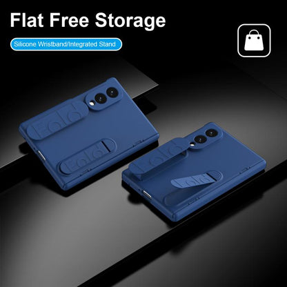 Bazher Shell Film Integrierte Halterung Stoßfeste Handyhülle, für Galaxy Z Fold8 5G, für Galaxy Z Fold8 Ultra 5G, für Galaxy Z TriFold, für Galaxy Z Fold7 5G, für Galaxy Z Fold6 5G, für Galaxy Z Fold5 5G, für Galaxy Z Fold4, für Galaxy Z Fold3 5G