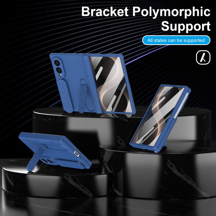 Bazher Shell Film Integrierte Halterung Stoßfeste Handyhülle, für Galaxy Z Fold8 5G, für Galaxy Z Fold8 Ultra 5G, für Galaxy Z TriFold, für Galaxy Z Fold7 5G, für Galaxy Z Fold6 5G, für Galaxy Z Fold5 5G, für Galaxy Z Fold4, für Galaxy Z Fold3 5G
