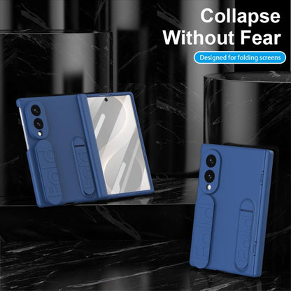 Bazher Shell Film Integrierte Halterung Stoßfeste Handyhülle, für Galaxy Z Fold8 5G, für Galaxy Z Fold8 Ultra 5G, für Galaxy Z TriFold, für Galaxy Z Fold7 5G, für Galaxy Z Fold6 5G, für Galaxy Z Fold5 5G, für Galaxy Z Fold4, für Galaxy Z Fold3 5G