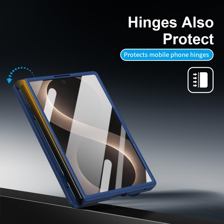 Bazher Shell Film Integrierte Halterung Stoßfeste Handyhülle, für Galaxy Z Fold8 5G, für Galaxy Z Fold8 Ultra 5G, für Galaxy Z TriFold, für Galaxy Z Fold7 5G, für Galaxy Z Fold6 5G, für Galaxy Z Fold5 5G, für Galaxy Z Fold4, für Galaxy Z Fold3 5G