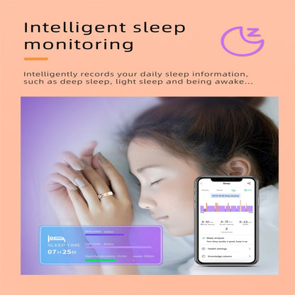 R10M SIZE 9 Smart Ring, Support Heart Rate / Blood Oxygen / Sleep Monitoring / Multiple Sports Modes