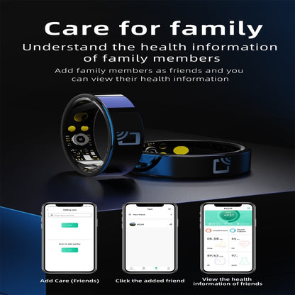 R20 SIZE 10 Smart Ring, Support Heart Rate / Blood Oxygen / Sleep Monitoring / Multiple Sports Modes