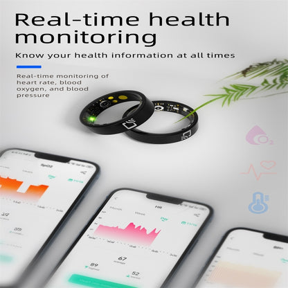 R20 SIZE 12 Smart Ring, Support Heart Rate / Blood Oxygen / Sleep Monitoring / Multiple Sports Modes