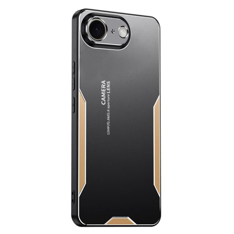 Blade Series TPU Hybrid Metal Phone Case, For iPhone 17e / 16e, For iPhone 17 Pro Max, For iPhone 17 Pro, For iPhone 17, For iPhone Air, For iPhone 16 Pro Max, For iPhone 16 Pro, For iPhone 16 Plus, For iPhone 16, For iPhone 15 Pro Max, For iPhone 15 P...