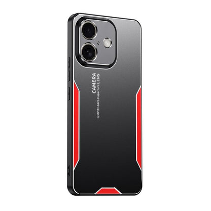 Blade Series TPU Hybrid Metal Phone Case, For iPhone 17e / 16e, For iPhone 17 Pro Max, For iPhone 17 Pro, For iPhone 17, For iPhone Air, For iPhone 16 Pro Max, For iPhone 16 Pro, For iPhone 16 Plus, For iPhone 16, For iPhone 15 Pro Max, For iPhone 15 P...