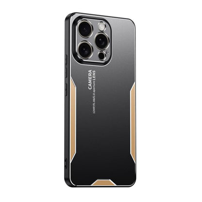 Blade Series TPU Hybrid Metal Phone Case, For iPhone 17e / 16e, For iPhone 17 Pro Max, For iPhone 17 Pro, For iPhone 17, For iPhone Air, For iPhone 16 Pro Max, For iPhone 16 Pro, For iPhone 16 Plus, For iPhone 16, For iPhone 15 Pro Max, For iPhone 15 P...