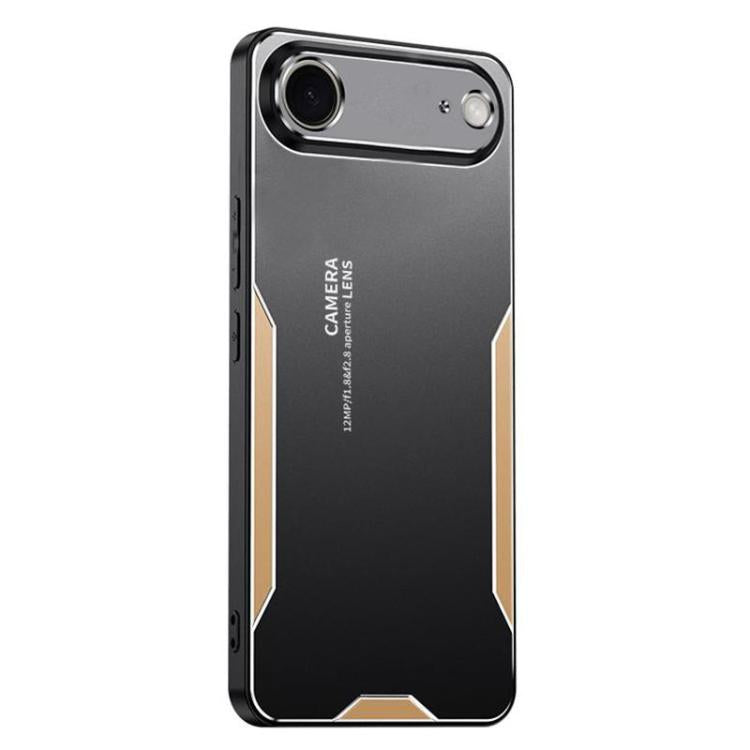 Blade Series TPU Hybrid Metal Phone Case, For iPhone 17e / 16e, For iPhone 17 Pro Max, For iPhone 17 Pro, For iPhone 17, For iPhone Air, For iPhone 16 Pro Max, For iPhone 16 Pro, For iPhone 16 Plus, For iPhone 16, For iPhone 15 Pro Max, For iPhone 15 P...