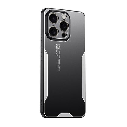 Blade Series TPU Hybrid Metal Phone Case, For iPhone 17e / 16e, For iPhone 17 Pro Max, For iPhone 17 Pro, For iPhone 17, For iPhone Air, For iPhone 16 Pro Max, For iPhone 16 Pro, For iPhone 16 Plus, For iPhone 16, For iPhone 15 Pro Max, For iPhone 15 P...