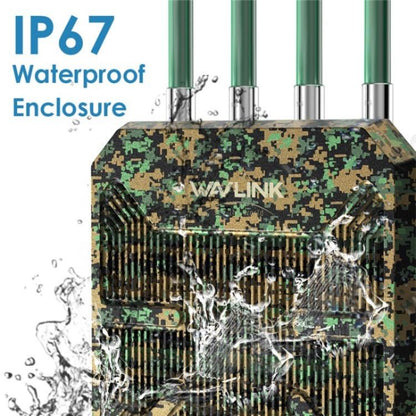 WAVLINK WN573HX1 WiFi 6 AX1800 Dual Band Wireless Router Outdoor WiFi Access Point, US Plug, EU Plug, UK Plug, AU Plug